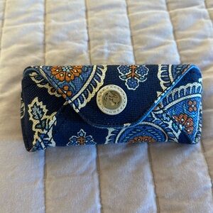 Blue white and orange Spartina 449 sunglass case